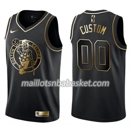 Maillot Homme Boston Celtics Personnalisable Nike Noir Gold Edition Swingman Maillot Homme Boston Celtics Personnalisable Nike Noir Gold Edition Swingman